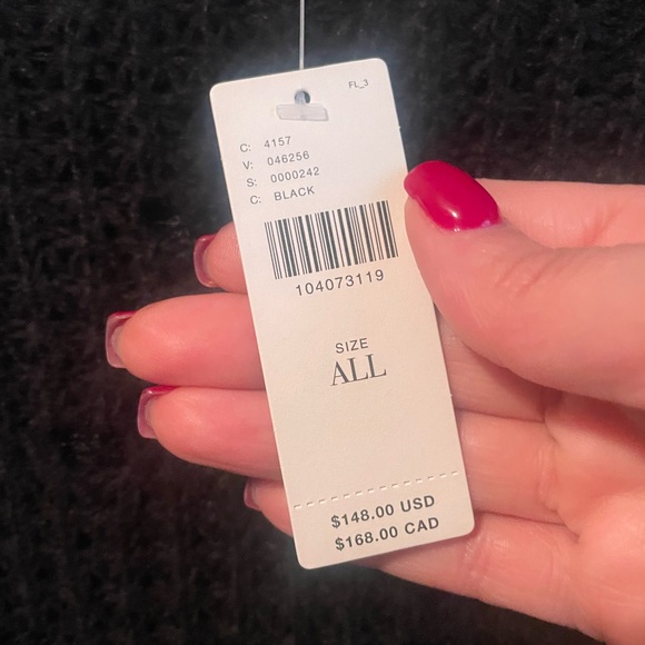 Anthropologie Black Fringe Cardigan - Picture 7 of 8